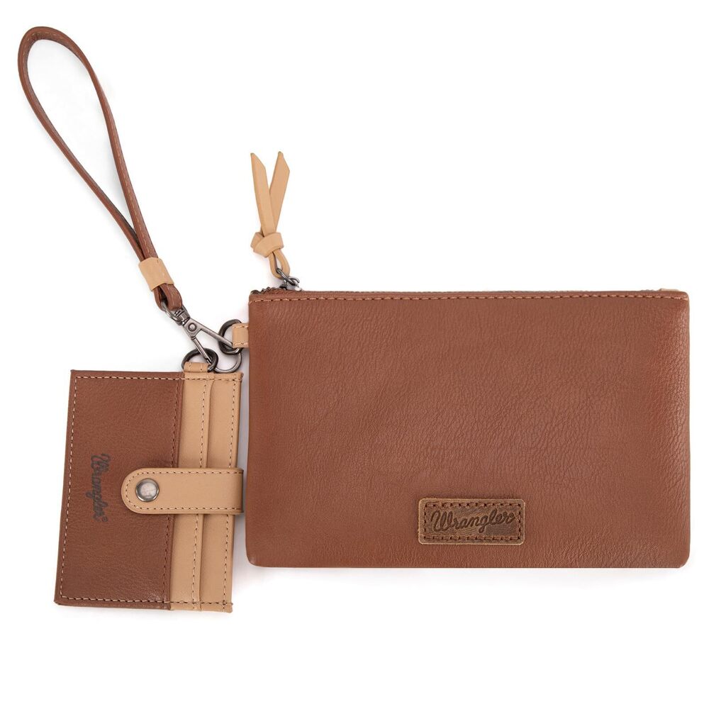 8180 X Wrangler Keychain Wristlet Wallets Detachable Dual Pouch Wristlet